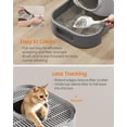 thumbnail image 4 of Caja de arena para gatos Feandrea XL cerrada con tapa, bandeja deslizable, 4 of 6