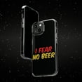thumbnail image 6 of DistinctInk Clear Case for Apple iPhone 13 PRO (6.1" Screen) - I Fear No Beer, 6 of 9