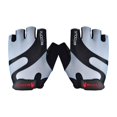 thumbnail image 5 of Naiovety Guantes deportivos de marca de medio dedo, guantes de bicicleta Unisex, guantes de esponja para deportes de ciclismo, guantes transpirables para Ciclismo plata L Naiovety HW4064-15, 5 of 5