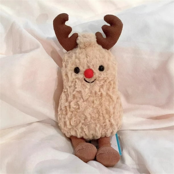 Jellycat Amuseables Peanut Reindeer - Festive Gift Shop Toy