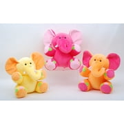 Linzy Plush Lila Elephant Assortment With Rattle, 8.5"