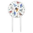 thumbnail image 1 of Acrylic Northeastern Birds Pattern Cake Topper Party Decoration for Wedding Anniversary Birthday Graduation, 1 of 6