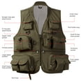 thumbnail image 7 of BASSDASH Versatile Men's Women's Fishing Photography Vest with Mesh Back 6 Sizes, 7 of 7