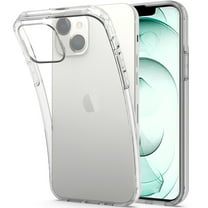 CoverON For Apple iPhone 13 Phone Case, FlexGuard Series Soft Flexible Slim Lightweight Fit TPU Minimal Cover, Clear