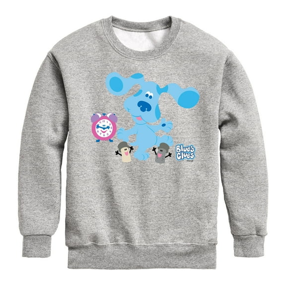 Blue Clues & You! - Blue Clues Crew  - Toddler And Youth Crewneck Fleece Sweatshirt