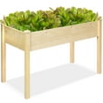 thumbnail image 2 of Patiojoy Vegetable Flower Planter Wooden Garden, 2 of 10