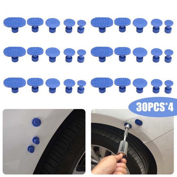 Kit Reparación Abolladuras Coche Rápida Ventosa Metal 30 Uds.