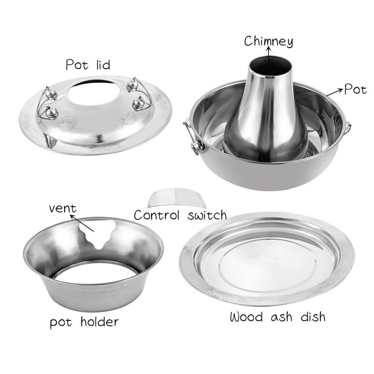 16cm 2L Healthy Titanium-Aluminum-Stainless Steel Chinese Mini Hot Pot -  China Hot Pot and Mini Hot Pot price