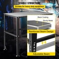thumbnail image 5 of VEVOR Welding Table 36" x 24", 800LBS Capacity Welding Workbench Table, Heavy-Duty Work Bench with 0.63" Fixture Holes and Non-slip Foot Pads for Welding Assembly Repair Works, 5 of 9