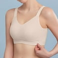 thumbnail image 2 of CAICJ98 Bras for Women No Underwire Wireless Bras - Seamless Push Up Full Coverage Bralettes Comfortable Everyday Bras for Women Seamless Beige,XL, 2 of 5