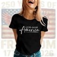 thumbnail image 2 of ibiyuan 250th Anniversary Shirt Women Shirts Crew Neck 1776-2026 250th Birthday Casual Short Sleeve Independence Day Womens Shirts Womens Tops Trendy, 2 of 5