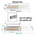Pull Out Drawer Organizer, Expandable Slide Out Storage Shelf