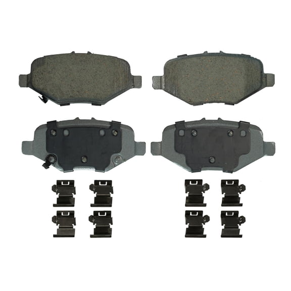 Wagner ThermoQuiet QC1612 Ceramic Disc Brake Pad Set Fits select: 2013-2018 FORD EXPLORER, 2013-2014 FORD FLEX