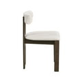 thumbnail image 5 of Kevinplus Wooden Dining Chairs Set of 2,Modern Boucle Upholstered Kitchen Side Chairs,Mid Century Modern Kitchen Chairs with Open Back Farmhouse Wooden Side Chairs, 5 of 11