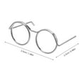 thumbnail image 4 of LOLIPPYY 50pcs Miniature Crochet Doll Glasses with Metal Wire Frame - Tiny Eyewear for , Plush Dolls & Dollhouse Accessories, 4 of 7