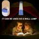 thumbnail image 5 of Luz LED para acampar, lámpara de escritorio de lectura plegable, portátil, recargable, para noche, 5 of 8
