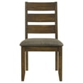 thumbnail image 4 of Alston Wood Dining Side Chair Knotty Nutmeg (Set of 2), 4 of 13