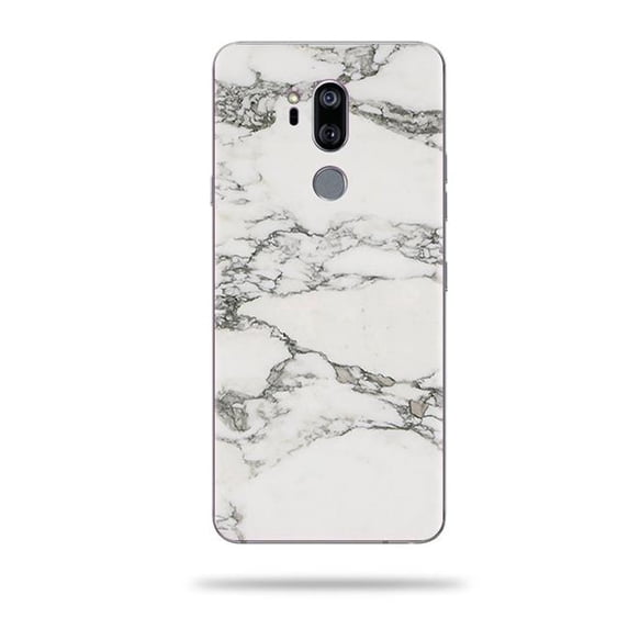MightySkins LGG7THQ-White Marble Skin for LG G7 ThinQ - White Marble