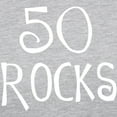 thumbnail image 3 of CafePress - Blk 50_Rocks_Blk Long Sleeve T Shirt - Womens Baseball Tee, 3 of 4