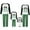 Kids, variant on Christmas Family Pajamas Matching Set Christmas Tree Print Long Sleeve Tops and Green Plaid Pants Sleepwear