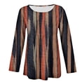 thumbnail image 4 of MEICHEN Casual Tops for Women Long Sleeve Sweater Sports Fan Round Neck Tops Soft Workout Pullover, 4 of 5