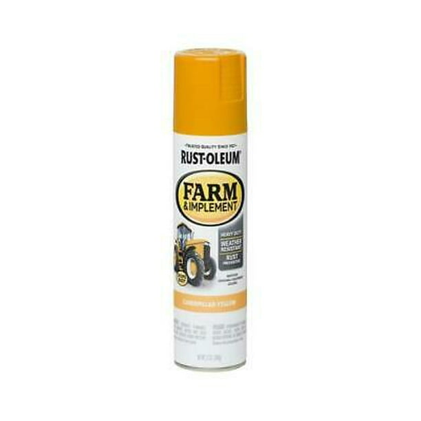 1unit RustOleum 280140 Specialty Farm & Implement Rust Prevention Spray Paint, Caterpillar