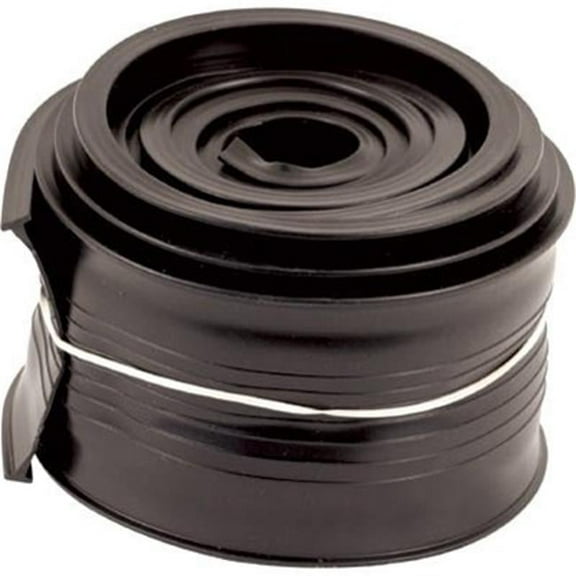 16 ft. Metal Door Bottom Seal, Black