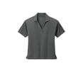 thumbnail image 3 of MERCER+METTLE Women's Stretch Jersey Polo | Short Sleeve Work Polo for Women, Moisture Wicking Jersey Shirt - Anchor Grey M, 3 of 4