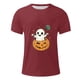 thumbnail image 4 of Blusas y camisas de manga corta y cuello redondo para hombre. Blusas/camisetas de manga corta con cuello redondo y estampado de Halloween para hombre. Blusa para hombre., 4 of 5