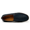 thumbnail image 4 of Big Size Men's Casual Loafers Slip On Leather Shoes Lightweight Driving Shoes Moccasins Classic Penny Loafer Flats Boat Shoes, 4 of 10