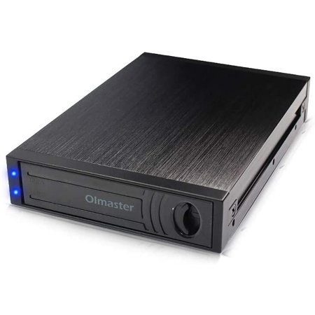 Floppy Drive Case Dual Bay RAID Modes 2.5inch SATA HDD Aluminium Alloy ...