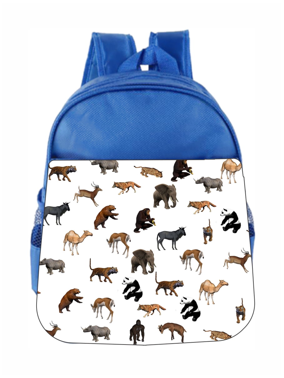 Accessory Avenue Toddler Backpack Zoo Animals Print Kids Backpack