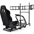 thumbnail image 1 of Simulador de carreras Cockpit Dardoo con soporte triple para monitor, 1 of 7