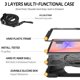 thumbnail image 4 of zenrich Funda para Samsung Galaxy Tab S10 Lite / S10 FE / S9 FE 10.9 Pulgadas 2025 /S9/S8/S7 11 Pulgadas, Funda Protectora Antigolpes con Pie de Apoyo/Correa de Mano/Correa de Hombro, Negro, 4 of 8