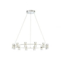33725-017-Eurofase Lighting-Netto Round Chandelier 12 Light - 32.75 Inches Wide By 4 Inches High