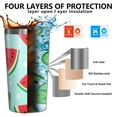thumbnail image 3 of Summer Watermelon 10oz Tumblers Stainless Steel Tumbler with Lid and Straw,Vacuum Insulated Double Wall Travel Tumbler Cups with Cleaning Brush for Coffee, Tea, 3 of 4