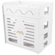 thumbnail image 3 of ColoMX Caja de almacenamiento de enrutador de 4 capas Double Door Box Rack Organizador de cable Case de enrutador, 3 of 8