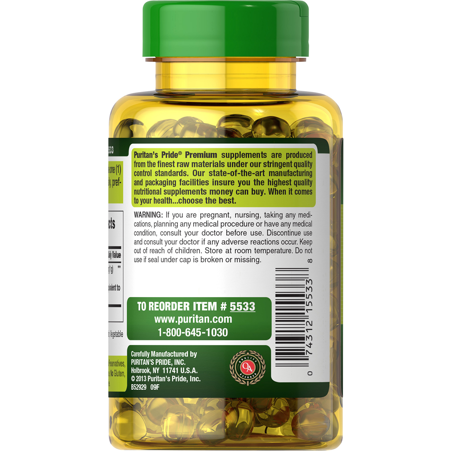 Puritan's Pride Odorless Garlic 1000 mg-250 Rapid Release Softgels - image 2 of 4