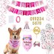 thumbnail image 1 of Pañuelo de cumpleaños para perro, gorro de cumpleaños para niño, bufandas, globo de bandera con lindo perrito, suministros de fiesta de cumpleaños, decoración WD.WDQZL Hogar, 1 of 1