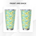 thumbnail image 2 of Lemon Tumbler 20oz Fruit Stainless Steel Vacuum Insulated Tumblers with Lid and Straw Mint Green Travel Coffee Mug Tea Wine Cups Water Bottle Gifts for Women, 2 of 6