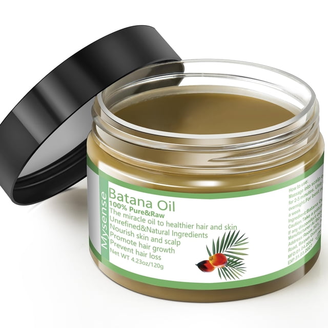 Aceite para el crecimiento del cabello Mysense Raw Batana 100% puro orgánico, 30 ml