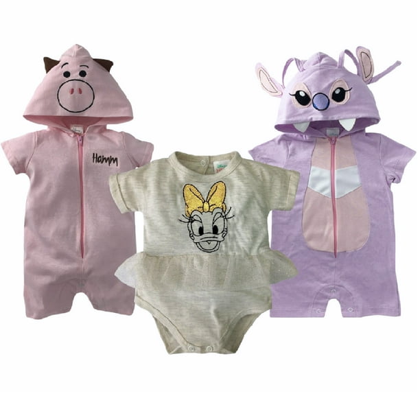 Kit PaÃ±aleros Bordados Disney Hamm, Daisy, Angel Novia Stitch