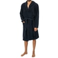 thumbnail image 2 of Tommy Hilfiger Icon Hooded Bathrobe, Blue, 2 of 7