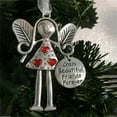 thumbnail image 2 of Friend Ornament under $5! Yannianjz Crazy Beautiful Friend Forever Ornament, Angel Girl Metal Hanging Decor, Christmas Gift for Best Friend, 3x2.5 Inch, 2 of 2