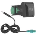 thumbnail image 5 of Jadeshay Auto DIT USB Cable 150cm Adaptador USB para automóvil Cable de Audio con Interruptor Universal para teléfono/Tableta/MP3 Radio Reproducción de música, 5 of 5