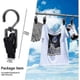thumbnail image 2 of 20 Pack Hook Accessory Clips - Plastic Hangers with Clamp and Notches Rotating Hooks Clips for Shoes/Boots Black, 2 of 5