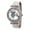 Silver, variant on Emily Mother-Of-Pearl Leather-Band Watch - Silver/Black