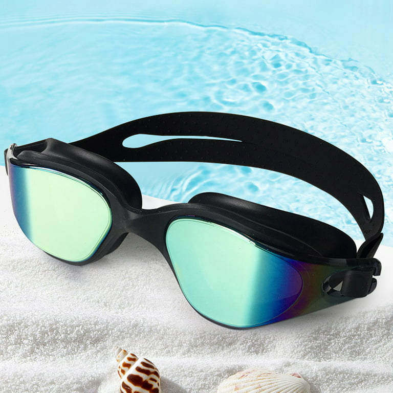 Hariumiu Swim Goggles for Adult, Adjustable Strap PC Swimming Goggles for  Swimming Pool Beach Men Women