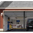 thumbnail image 1 of Pantalla de puerta de garaje FEGO para 1 coche, 244 x 213 cm, con 40 imanes, 1 of 7
