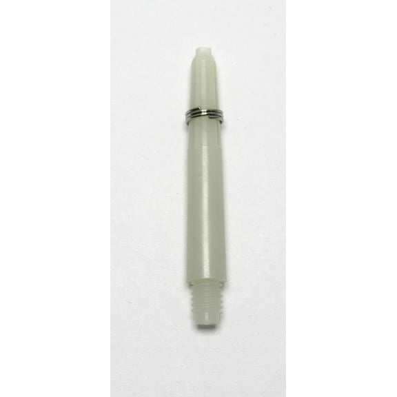 3 Sets (9 Shafts) White Nylon Plus (Tite Grip) Dart Shafts Grip Springs - Short Length - 1 1/2 inch